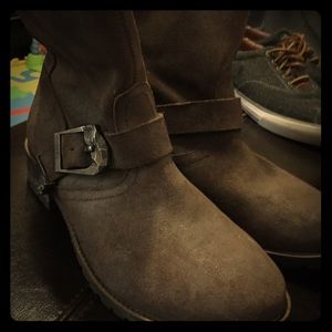 Diesel real leather short boots